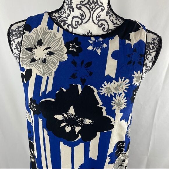 Anthropologie Maeve Canna Silk Shift Midi Dress - Picture 3 of 9